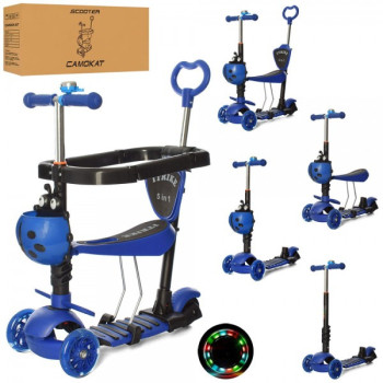 Самокат I-Trike Maxi JR3-027-BL 67-76 см синій
