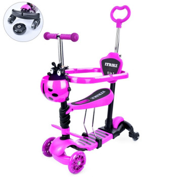 Самокат I-Trike JR3-101-P рожевий