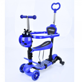 Самокат I-Trike JR3-101-DBL синій
