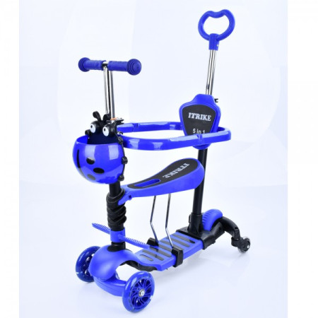 Самокат I-Trike JR3-101-DBL синій