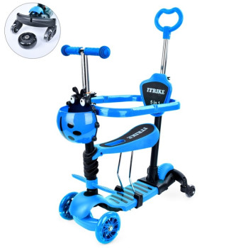 Самокат I-Trike JR3-101-BL блакитний