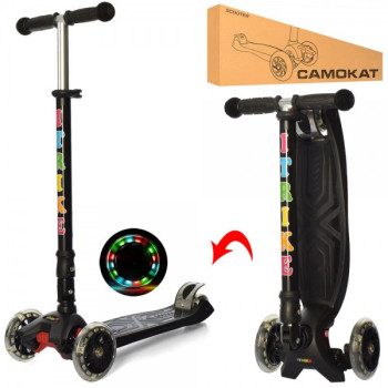 Самокат I-Trike Maxi JR3-003-1-B 76-85 см чорний