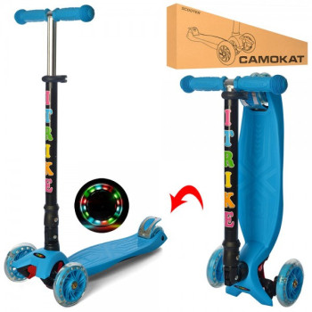 Самокат I-Trike Maxi JR3-003-1-BL 76-85 см блакитний
