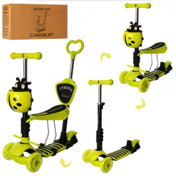 Самокат беговел I-Trike Maxi 5в1 JR3-026-GR1 зелений