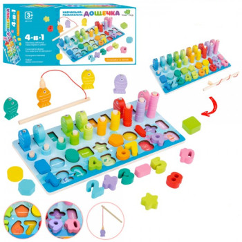 Дерев'яна іграшка Tree Toys Багатофункціональна досточка MD-1891