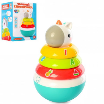 Неваляшка Limo Toy Єдиноріг B-3136 17 см