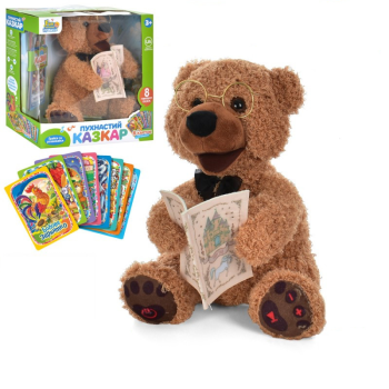 Аудіо-казки Limo Toy Ведмедик FT-0034 25 см