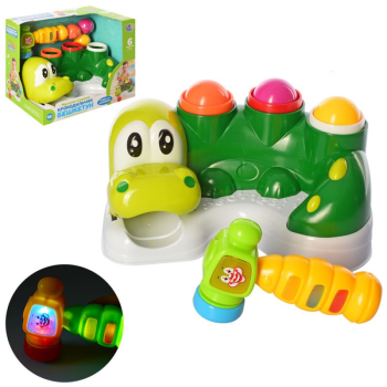 Стучалка Limo Toy Крокодил M5475 28 см