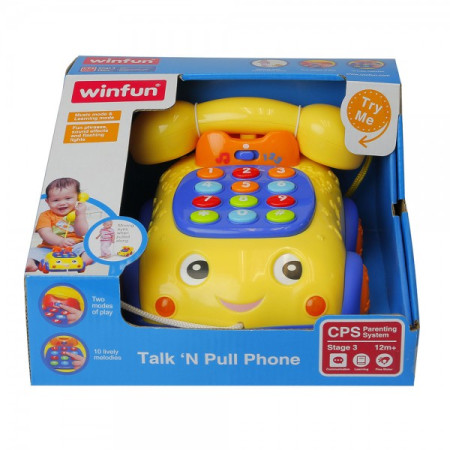 Каталка на шнурку WinFun Телефон 0663-01 Каталка на шнурку WinFun Телефон 0663-01