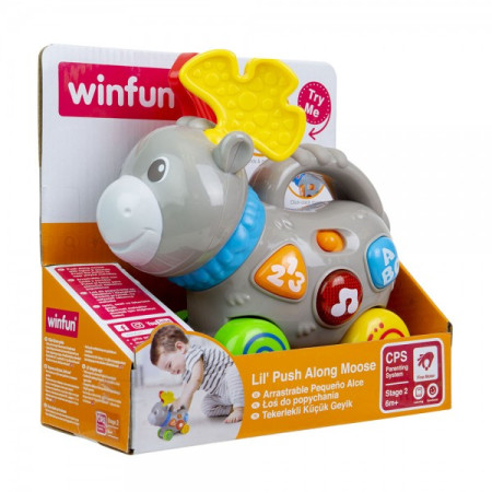 Каталка на шнурку WinFun Лось 0768-NL Каталка на шнурку WinFun Лось 0768-NL