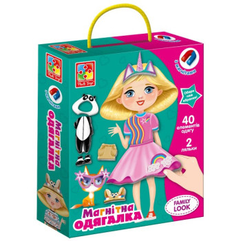 Гра липучки Vladi Toys Одевалка Family look VT3702-21