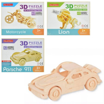 Дерев'яна іграшка Пазли K-31801-2-3-4-5-6-8