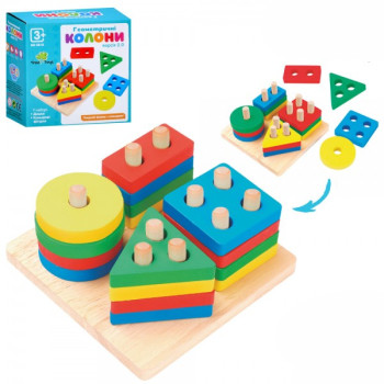 Дерев'яна іграшка Tree Toys Геометрика MD-0818
