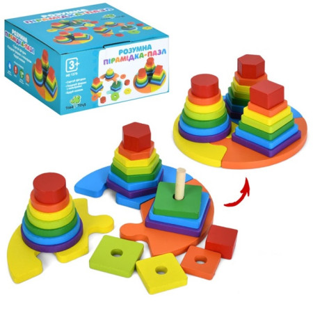 Дерев'яна іграшка TREE TOYS Геометрика MD 1379