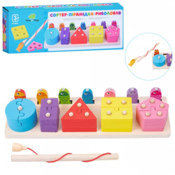 Дерев'яна іграшка Tree Toys Геометрика MD-0824