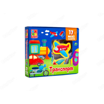 Гра магнітна Vladi Toys Транспорт VT3106-26 17 предметів