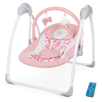 Крісло-гойдалка El Camino Airy ME-1047L-Rose-Leaves рожеве