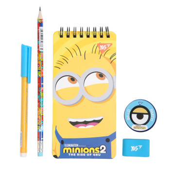 Набір канцелярський YES Minions 450248 5 предметів