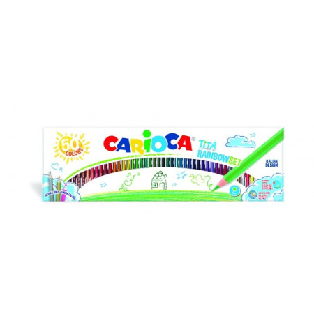 Набір кольорових олівців Carioca 42990 50 кольорів