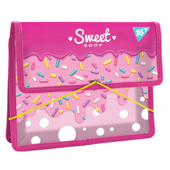 Папка для зошит на резинці В5 YES Sweet Cream 491993 20х24х5 см