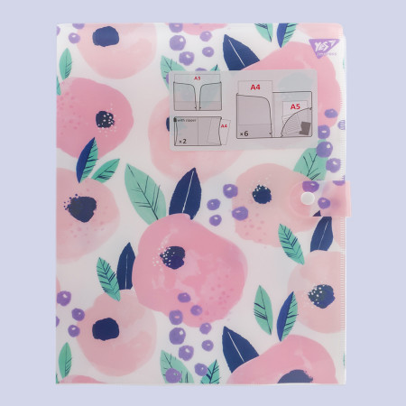 Папка-органайзер на кнопці A4 YES Hotch Potch Forte 491776 24х31х1 см