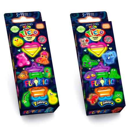 Пластилін Danko Toys Bubble Clay Fluoric ДТ-ТЛ-02-81 6 квітів Пластилін Danko Toys Bubble Clay Fluoric ДТ-ТЛ-02-81 6 квітів