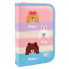 Пенал твердий одинарний із двома клапанами YES HP-04 Line Friends 533585 4х13х21 см
