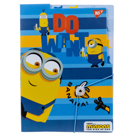 Папка з 3 роздільниками А4 YES Minions 492100 22,9х31,8х1 см