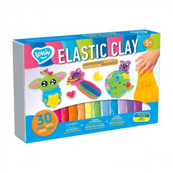 Тісто для ліплення Lovin Elastic Clay 70141 30 кольорів