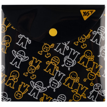 Папка-конверт на кнопці B6 YES Не ускладнюй! 492275 15х14 см