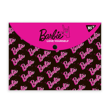 Папка-конверт на кнопці А4 YES Barbie 492002 33х24 см