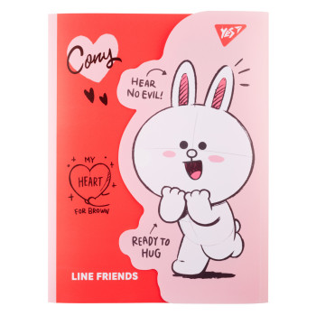 Папка-органайзер із клапаном на липучці A4 YES Line Friends Cony 492104