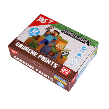 Гуаш YES Minecraft 230407 12 кольорів