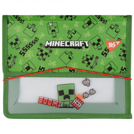 Папка для зошит на резинці В5 YES Minecraft Creeper 492208 20х24х5 см