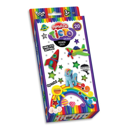 Тісто для ліплення Danko Toys Master Do TMD-15-01U 20 кольорів Тісто для ліплення Danko Toys Master Do TMD-15-01U 20 кольорів