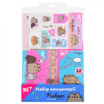 Набір дитячий канцелярський YES Pusheen 450143 5 предметів