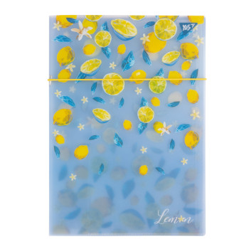 Папка-куточок на резинці A4 YES Lemon 491950 22х31х1 см