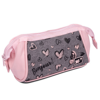 Пенал YES PH-7-1 Butterfly 533217 9х10х19 см рожевий