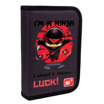 Пенал твердий одинарний із двома клапанами YES HP-04 Ninja 533429 4х13х21 см