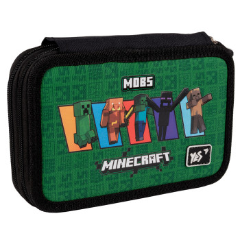 Пенал твердий подвійний YES HP-01 Minecraft 533544 4х13х21 см