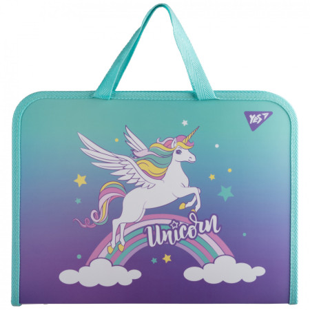 Папка-портфель В4 YES FC Glamour 492246 26х35х3 см