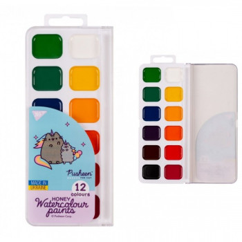 Акварель YES Pusheen 110275 12 кольорів