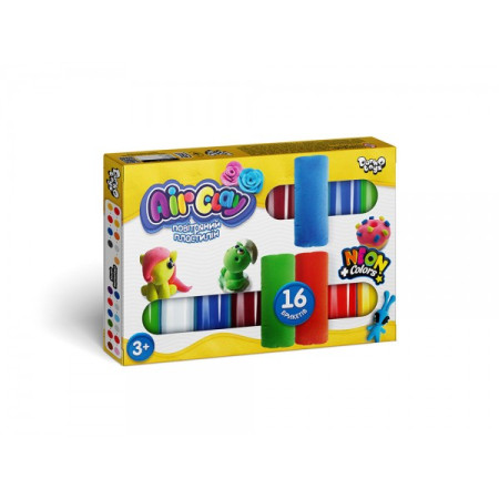 Тісто для ліплення Danko Toys ARCL-04-01U 16 кольорів Тісто для ліплення Danko Toys ARCL-04-01U 16 кольорів