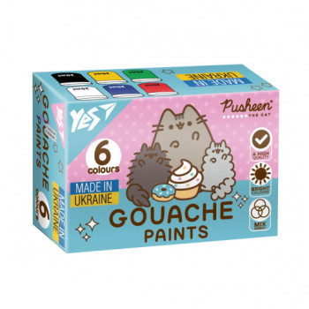 Гуаш YES Pusheen 230400 6 кольорів