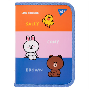 Папка для зошит В5 YES Line Friends 492155 24х18х3 см