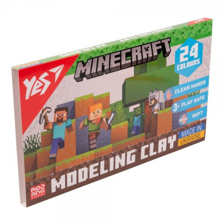 Пластилін YES Minecraft 540682 24 кольори