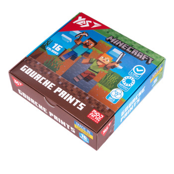 Гуаш YES Minecraft 230408 ​​16 кольорів