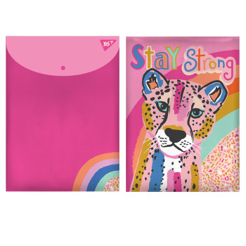 Папка-конверт на кнопці А4 YES Pink Panther 491881 33х24 см