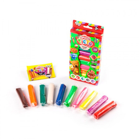 Тісто для ліплення Danko Toys TMD-02-02 10 кольорів Тісто для ліплення Danko Toys TMD-02-02 10 кольорів