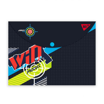 Папка-конверт на кнопці А4 YES Blaster 492004 33х24 см